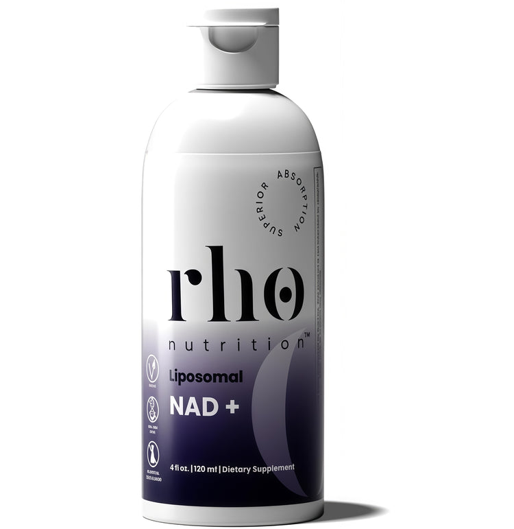 Rho Nutrition Liposomal NAD+-LiquidSupplement Designed to Help SupportAbsorption-Active Form of NAD+Helps Support Normal Cellular Health,Healthy Aging, Energy Metabolism andOverall Vitality